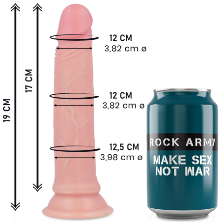 ROCKARMY - VLOEIBARE SILICONEN DILDO PREMIUM AVENGER 19 CM -OF- 3,98 C