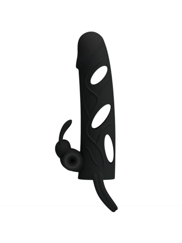 PRETTY LOVE - CAPA DE SILICONE COM VIBRAO 14 CM 1.0