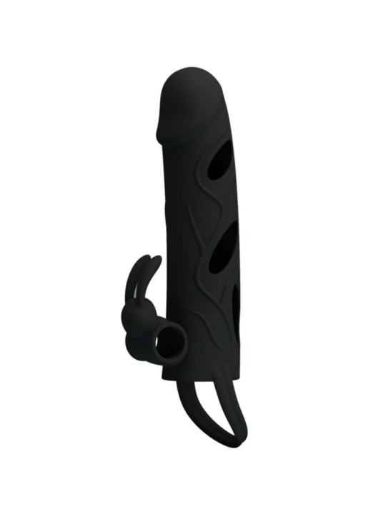 PRETTY LOVE - CAPA DE SILICONE COM VIBRAO 14 CM 1.0