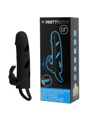 PRETTY LOVE - VIBRERENDE SILICONEN HOESJE 14 CM 1.0