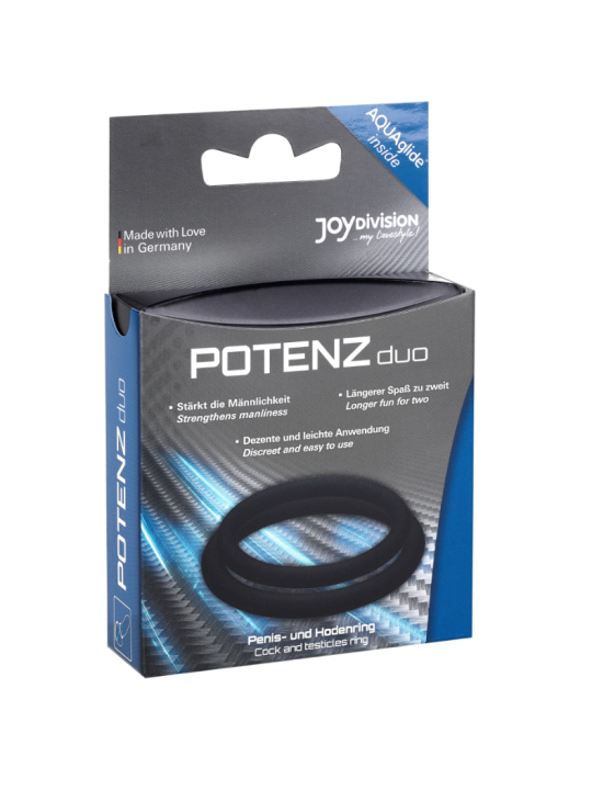 JOYDIVISION POTENZDUO - ZWARTE HANGRINGEN - M