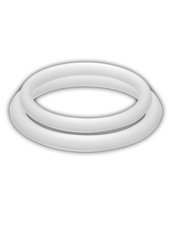 JOYDIVISION POTENZDUO - ANILLOS PARA PENE BLANCO - M