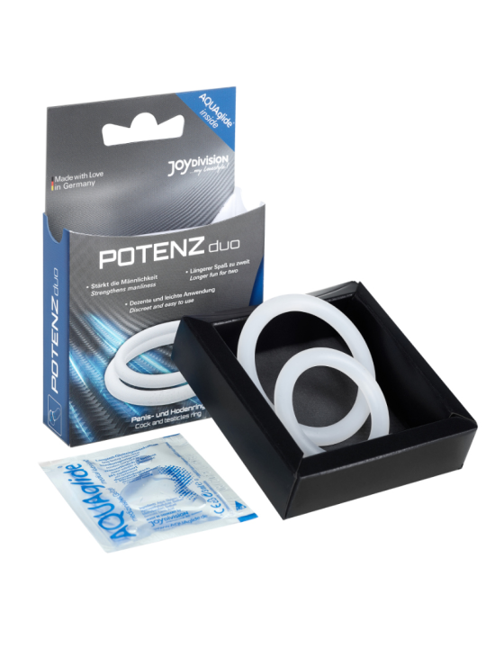 JOYDIVISION POTENZDUO - RINGE WEISS - M