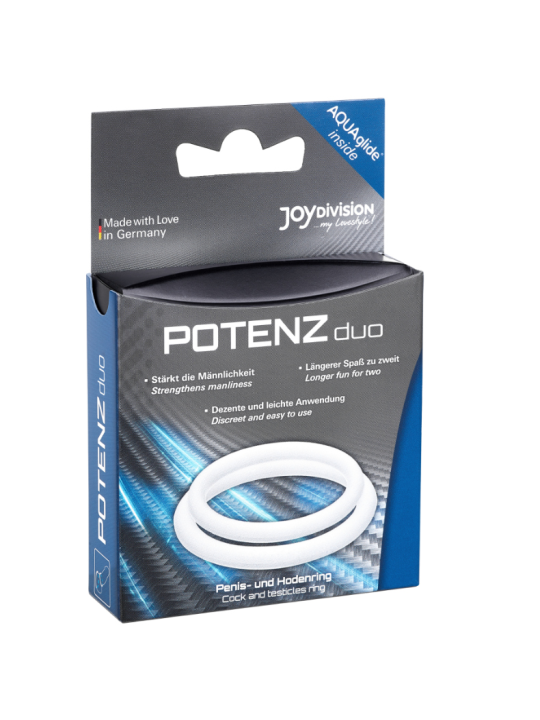 JOYDIVISION POTENZDUO - RINGS BRANCO - M