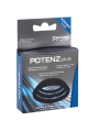 JOYDIVISION POTENZDUO - PLUS 3 SCHWARZE RINGE SATZ - S, M, L