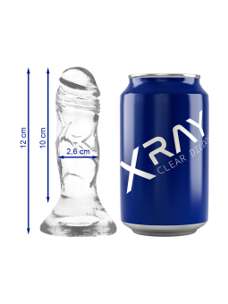 X RAY - DILDO TRANSPARENTE 12 CM -O- 2.6 CM