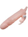 BAILE - BRAVE MAN PENIS SLEEVE MET VIBREREND KONIJN 16,5 CM NATUURLIJK
