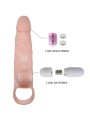 BAILE - BRAVE MAN PENIS SLEEVE MET VIBREREND KONIJN 16,5 CM NATUURLIJK
