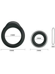 BAILE - KIT 2 SILIKONRINGE RING MANHOOD