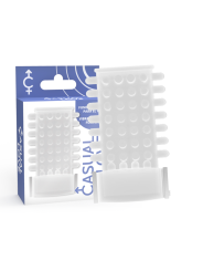 CASUAL LOVE - TAMPA DO PÊNIS DO VIBRADOR TRANSPARENTE ANEL