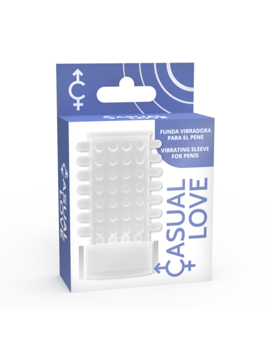 CASUAL LOVE - RING VIBRATING SLEEVE TRANSPARENT