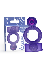 CASUAL LOVE - RING DOUBLE PLEASURE ANILLO LILA
