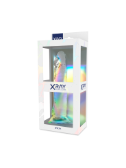 X-RAY - HELDERE TRANSPARANTE DILDO 21 CM -OF- 4 CM