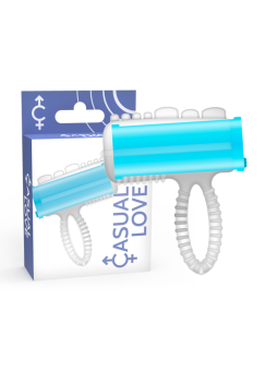 CASUAL LOVE - RING TONGUE VIBRATING BLEU
