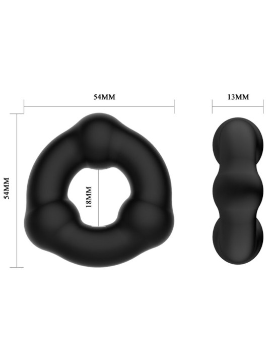 CRAZY BULL - ANILLO SILICONA CON NODULOS