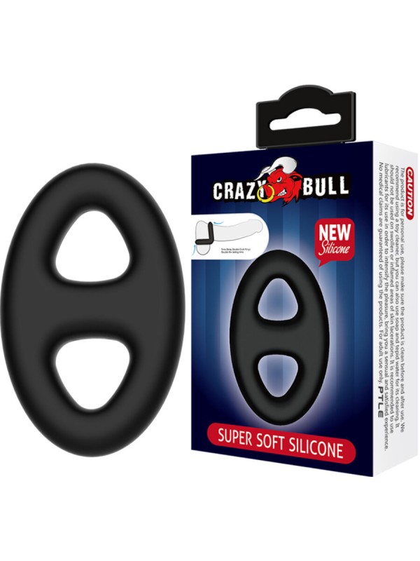 CRAZY BULL - DOUBLE OVAL SILICONE RING