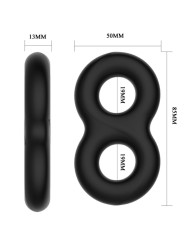 CRAZY BULL - ANILLO DOBLE SILICONA INFINITY