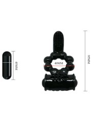 BAILE - SWEET RING RING WITH DOUBLE STIMULATOR