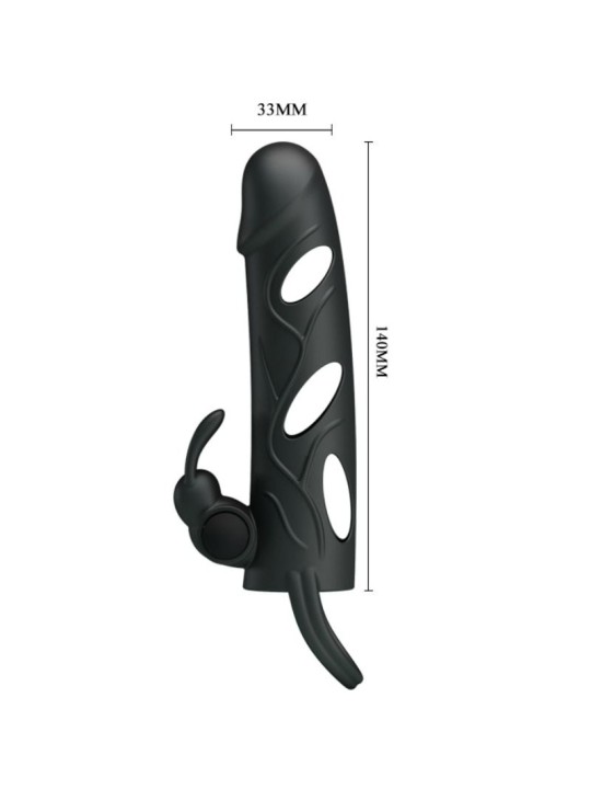 PRETTY LOVE - SILICONEN HOESJE MET VIBRATIE 14 CM 2.0