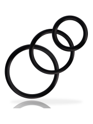 ADDICTED TOYS - RINGSET FÜR PENIS SCHWARZ