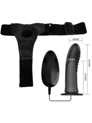PRETTY LOVE - MYRON STRAP ON CON VIBRACIÓN Y DILDO HUECO