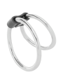 DARKNESS - DOUBLE METAL PENIS RING