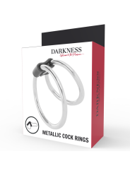 DARKNESS - DOUBLE METAL PENIS RING