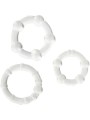 SEVEN CREATIONS - SET VAN DRIE TRANSPARANTE PENIS RINGEN