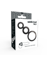 ADDICTED TOYS - ENSEMBLE DANNEAU POUR PÉNIS - FUMÉ