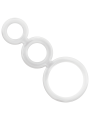 ADDICTED TOYS - CONJUNTO DE ANÉIS - PARA PÊNIS TRANSPARENTE