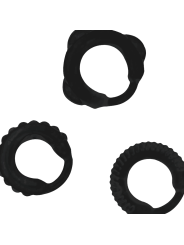 ADDICTED TOYS - C-RING SET BLACK