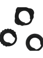 ADDICTED TOYS - C-RING SET BLACK