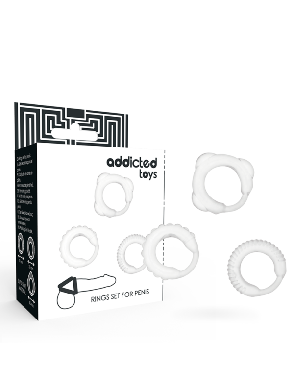 ADDICTED TOYS - C-RING-SET KLAR