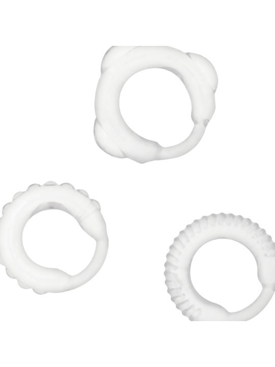 ADDICTED TOYS - C-RING SET CLEAR