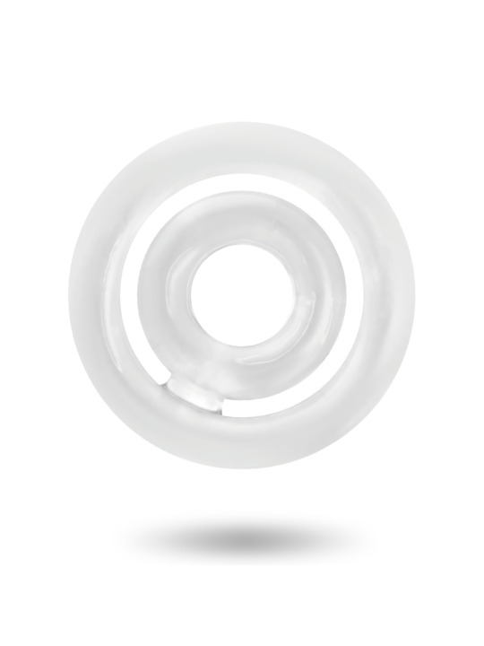 ADDICTED TOYS - POTENZ SET ANILLOS PENE CLEAR