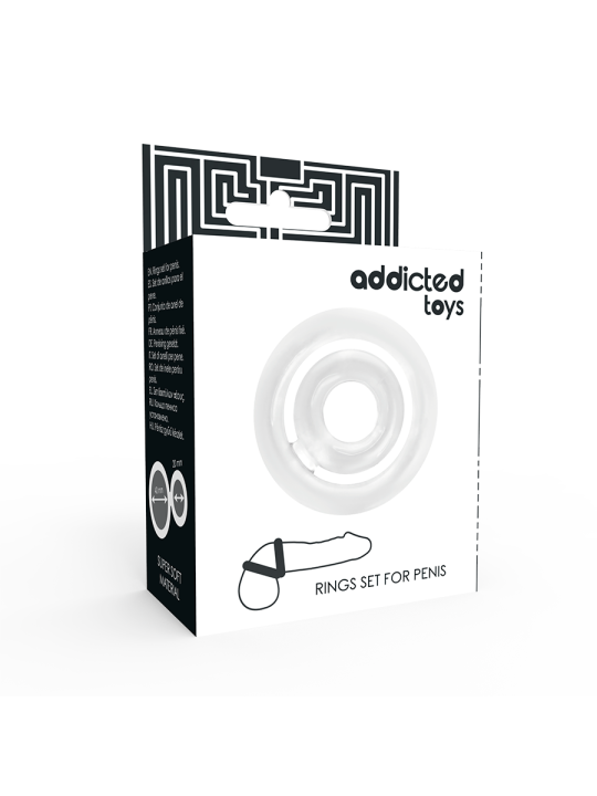 ADDICTED TOYS - POTENZ-C-RING PENIS KLAR