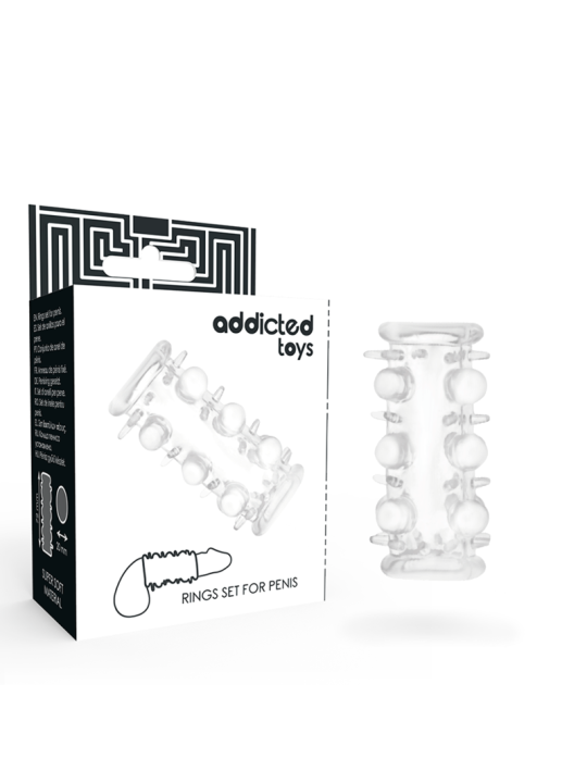 ADDICTED TOYS - DOORZICHTIGE PENIS SLEEVE