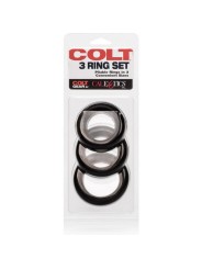 CALEXOTICS - COLT SET 3 ANILLOS PENE Y TESTÍCULOS
