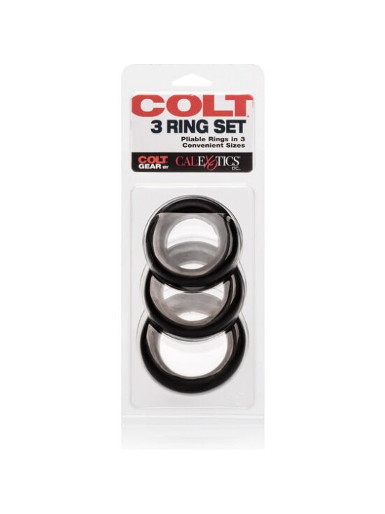 CALEXOTICS - COLT SET 3 PENIS- EN TESTIKELRINGEN