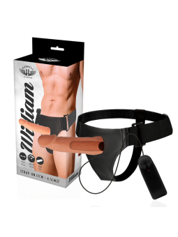 HARNESS ATTRACTION - WILLIAN HOLLOW RNES WITH VIBRATOR 17 CM -O- 4.5 C