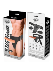 HARNESS ATTRACTION - WILLIAN HOLLOW RNES WITH VIBRATOR 17 CM -O- 4.5 C