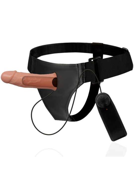 HARNESS ATTRACTION - ARNÉS HUECO GREGORY CON VIBRADOR 16.5 CM -O- 4.3 