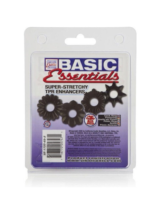 CALEXOTICS - PAQUET DE 4 ESSENTIELS DE BASE