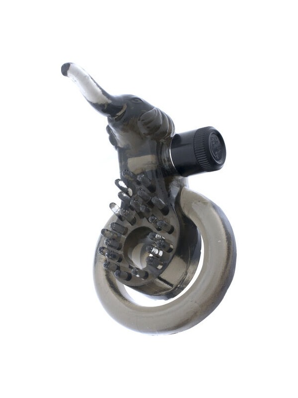 SEVEN CREATIONS - ANILLO VIBRADOR CON ELEFANTE ESTIMULADOR