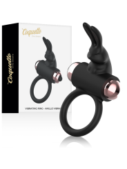 COQUETTE CHIC DESIRE - ANEL COM VIBRADOR PRETO/ OURO