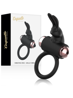 COQUETTE CHIC DESIRE - ANEL COM VIBRADOR PRETO/ OURO