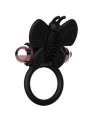 COQUETTE CHIC DESIRE - COCK RING BUTTERFLY WITH VIBRATOR BLACK/ GOLD