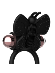 COQUETTE CHIC DESIRE - COCK RING VLINDER VIBRERENDE RING ZWART / GOUD