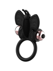 COQUETTE CHIC DESIRE - COCKRING PAPILLON AVEC VIBRATEUR NOIR/ OR