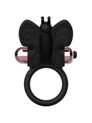 COQUETTE CHIC DESIRE - COCKRING SCHMETTERLING MIT VIBRATOR SCHWARZ/ GO